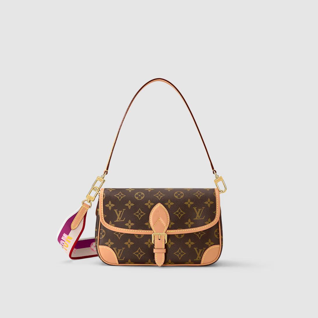 Túi Louis Vuitton Diane Monogram Nữ Hồng Nâu